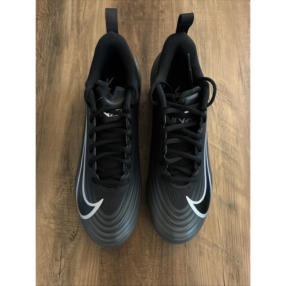 Nike Vapor Speed 3 Men\'s Size 8.5 Football Cleats Black Grey FB3303-002 main image 4